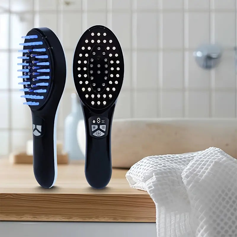 2-in-1 Ionic Hair Dryer & Straightening Comb – Smooth Styling Made Easy