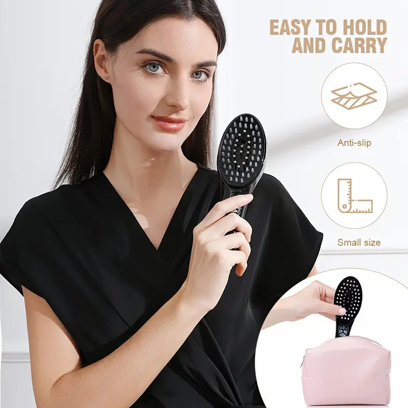 2-in-1 Ionic Hair Dryer & Straightening Comb – Smooth Styling Made Easy