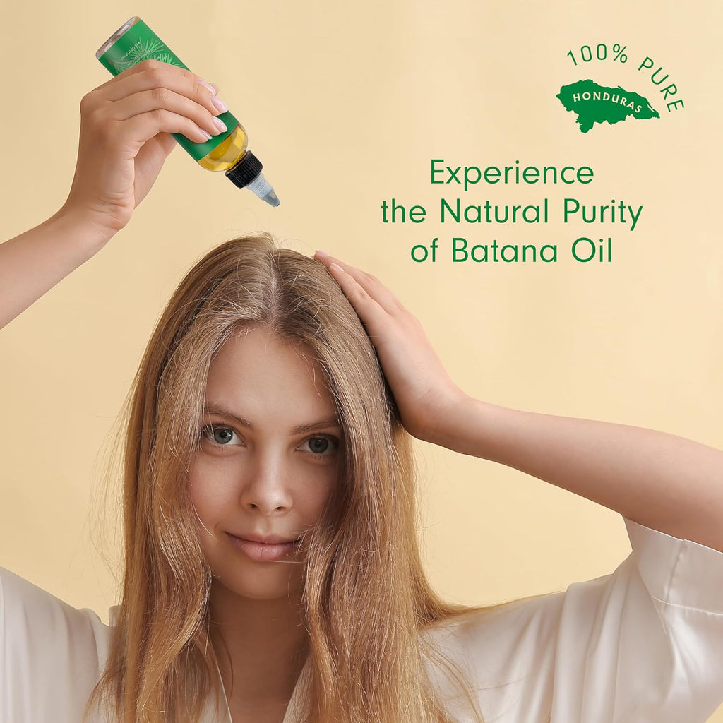 Batana Oil for Hair – 100% Pure Raw Honduran Oil, 4 oz