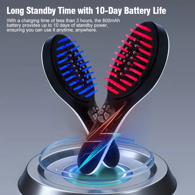 2-in-1 Ionic Hair Dryer & Straightening Comb – Smooth Styling Made Easy