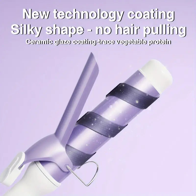 40mm Professional Curling Iron – Fast-Heating Big Barrel with 4 Temperature Settings