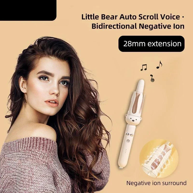 Automatic Rotating Hair Curler Stick – 32mm Electric Barrel